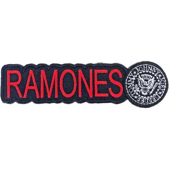 Picture of Ramones Woven Patch: Logo & Seal (Standard) 