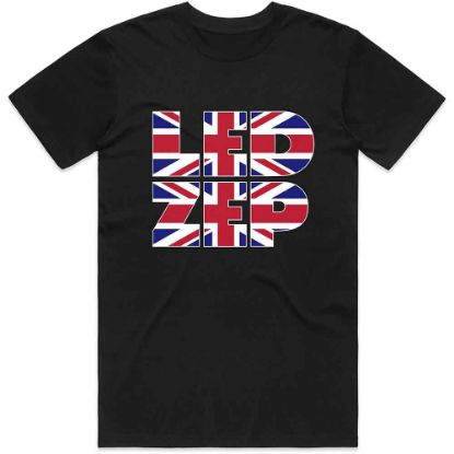Picture of Led Zeppelin Unisex T-Shirt: Union Jack Type