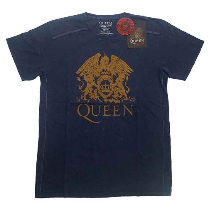 Picture of Queen Unisex T-Shirt: Classic Crest Wash Collection