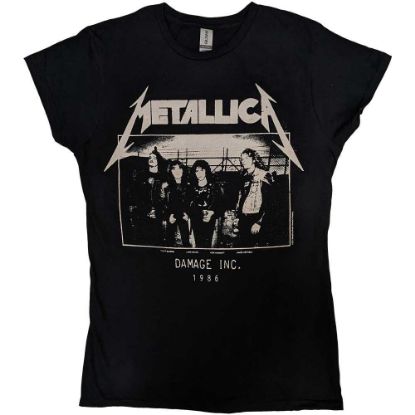 Picture of Metallica Ladies T-Shirt: Masters of Puppets Photo Damage Inc Tour