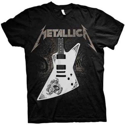 Picture of Metallica Unisex T-Shirt: Papa Het Guitar