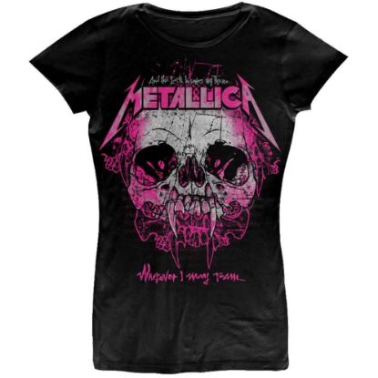 Picture of Metallica Ladies T-Shirt: Wherever I May Roam