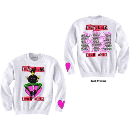 Picture of Yungblud Unisex Sweatshirt: Tour Back & Sleeve Print