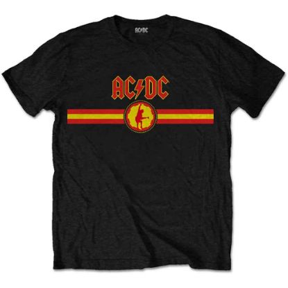 Picture of AC/DC Unisex T-Shirt: Logo & Stripe