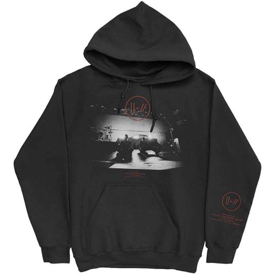 Picture of Twenty One Pilots Unisex Pullover Hoodie: Dark Stage Sleeve Print