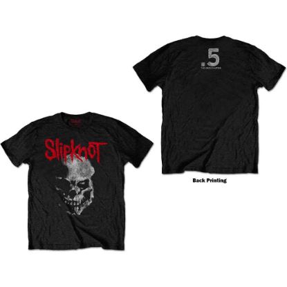 Picture of Slipknot Unisex T-Shirt: Gray Chapter Skull Back Print