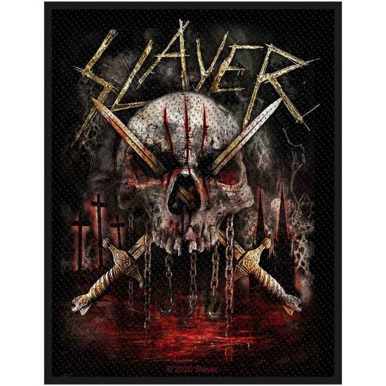 Picture of Slayer Woven Patch: Skull & Swords (Standard)
