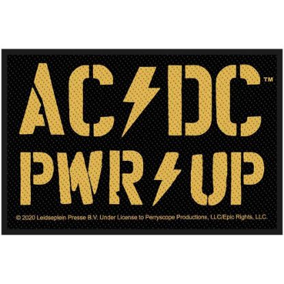 Picture of AC/DC Woven Patch: PWR-UP (Standard)