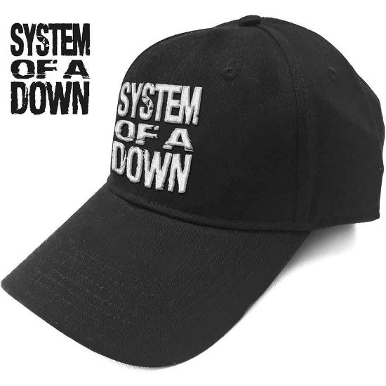 Picture of System Of A Down Unisex Baseball Cap: Stacked Logo