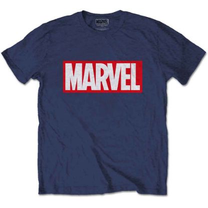Picture of Marvel Comics Unisex T-Shirt: Marvel Box Logo