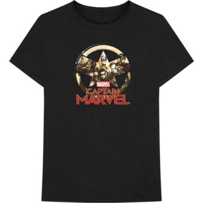 Picture of Marvel Comics Unisex T-Shirt: Captain Marvel Star Logo