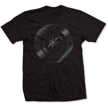 Picture of Marvel Comics Unisex T-Shirt: Captain Marvel Silver Circle