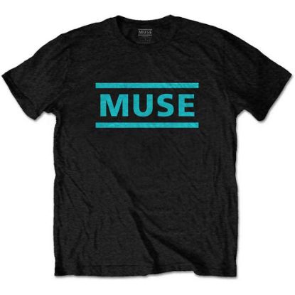 Picture of Muse Unisex T-Shirt: Light Blue Logo