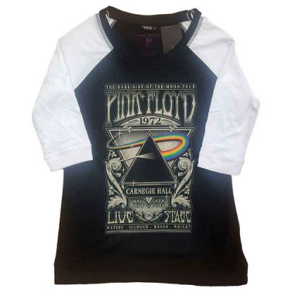 Picture of Pink Floyd Ladies Raglan T-Shirt: Carnegie Hall Poster